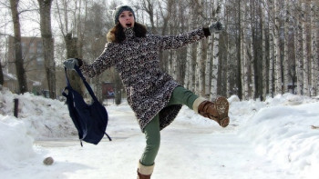 Фотография к новости: В Семее из-за гололёда отменены школьные занятия