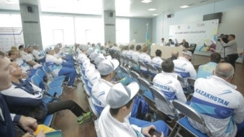 Фотография к новости: Казахстанские спортсмены отправились на III Азиатские Пара игры в Индонезию