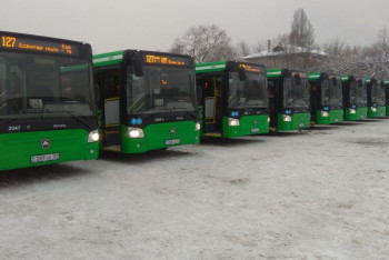 Фотография к новости: Обновление автобусного парка продолжается в Алматы