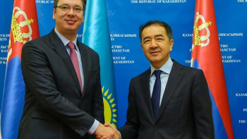 Фотография к новости: Сагинтаев призвал сербских бизнесменов строить крупные предприятия в Казахстане