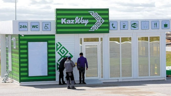 Фотография к новости: Павильоны придорожного сервиса устанавливают на трассе Астана-Боровое