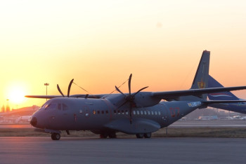 Фотография к новости: Военно-транспортный самолет С-295 поступил на вооружение казахстанской армии 