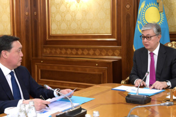 Фотография к новости: Президент Казахстана принял Премьер-министра страны