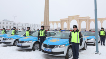 Фотография к новости: Актюбинским полицейским обновили автопарк