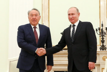 Фотография к новости: Назарбаев Путину: Дорожу нашей дружбой