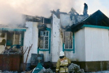 Фотография к новости: Помощь просят работники сгоревшего храма в Алматинской области