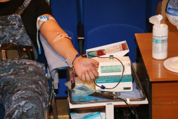 Фотография к новости: Полицейские Астаны за день сдали 25 литров крови пострадавшим в ДТП