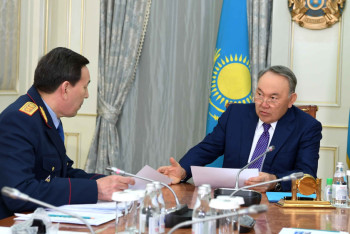 Фотография к новости: Президенту Казахстана доложили о паводковой обстановке в республике