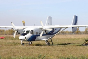 Фотография к новости: Самолет санавиации Ан-28 горит под Алматы: 5 человек погибли