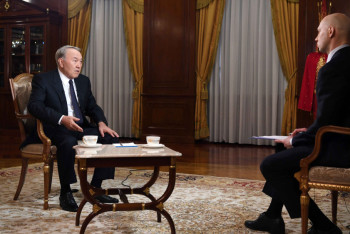 Фотография к новости: О роли ОДКБ рассказал Президент РК в интервью телеканалу «МИР»