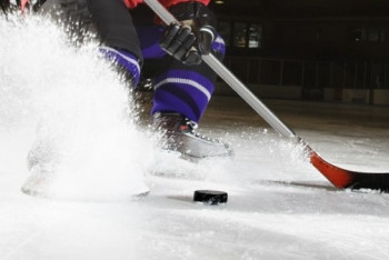 Фотография к новости: В Кокшетау завершился полуфинальный матч по хоккею