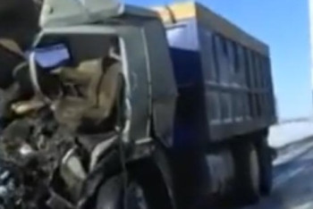 Фотография к новости: На Костанайской трассе в ДТП один из водителей лишился ноги 