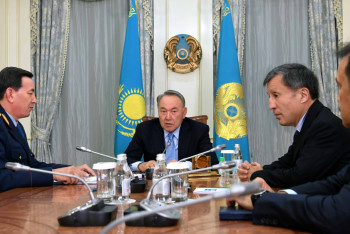 Фотография к новости: Нурсултан Назарбаев поблагодарил полицию за безопасность во время открытия ЭКСПО