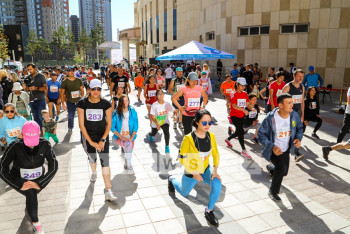 Фотография к новости: В Астане стартовал первый вертикальный забег на небоскреб