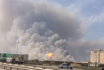 Фотография к новости: Во время взрыва на оружейном складе в Азербайджане пострадали шесть человек