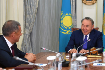 Фотография к новости: Президенту РК вручили орден «За заслуги перед Татарстаном»