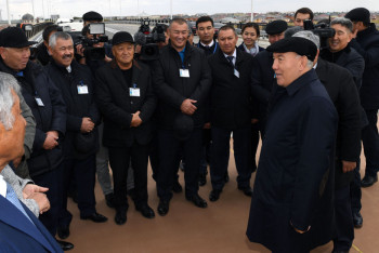 Фотография к новости: Назарбаеву показали план застройки Кызылорды