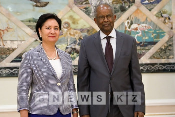 Фотография к новости: Послы Латинской Америки, Африки и Азии вручили верительные грамоты Госсекретарю РК