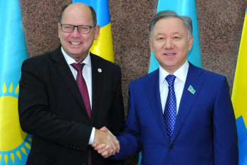 Фотография к новости: Н.Нигматулин и спикер парламента Швеции высказались за развитие межпарламентского сотрудничества