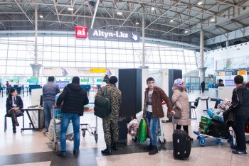 Фотография к новости: Пять рейсов задержаны в международном аэропорту Алматы