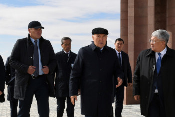 Фотография к новости: Президент Казахстана посетил мемориальный комплекс «Коркыт Ата»