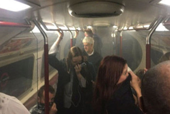 Фотография к новости: В лондонском метро произошел пожар