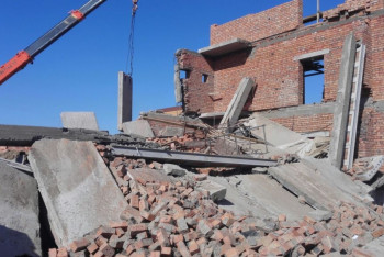 Фотография к новости: При обрушении стены на стройке в Астане погибли рабочие