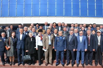 Фотография к новости: Поздравить коллег с 25-летием казахстанской полиции в СКО собрались ветераны из разных государств   