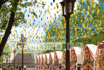 Фотография к новости: В Астане на набережной возле Арбата появилась «открытая библиотека» 