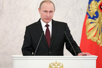 Фотография к новости: Владимир Путин поздравил Нурсултана Назарбаева с 72-й годовщиной Победы в ВОВ