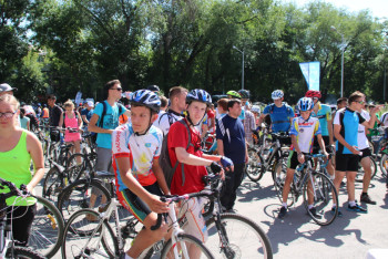 Фотография к новости: В честь Дня столицы в Алматы состоялся очередной велопробег 