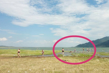 Фотография к новости: Астанчанин cлучайно снял кадры трагедии на озере в Боровом