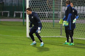 Фотография к новости: Cборная Казахстана провела тренировку в Варшаве матчем ЧМ-2018 с Польшей