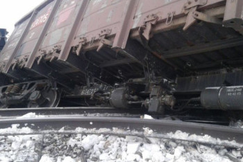 Фотография к новости: В Павлодарской области движение после ж/д аварии возобновлено