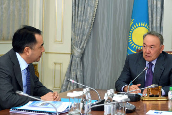 Фотография к новости: Бакытжан Сагинтаев отчитался перед Президентом о деятельности правительства 