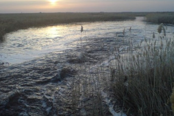 Фотография к новости: Озеро Майбалык может затопить Астану во время весеннего снеготаяния