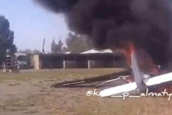 Фотография к новости: Два пилота погибли при крушении самолета в Алматинской области