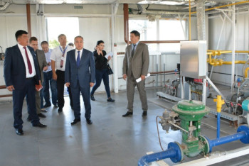 Фотография к новости: Аким Акмолинской области поручил ввести газораспределительную установку в Жибек жолы