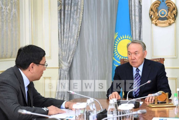 Фотография к новости: Н.Назарбаев провел встречу с председателем правления АО «НУХ «Байтерек» Е. Досаевым
