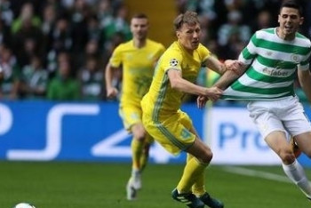 Фотография к новости: «Астана» после первого тайма со счетом 2:0 уступает «Селтику»