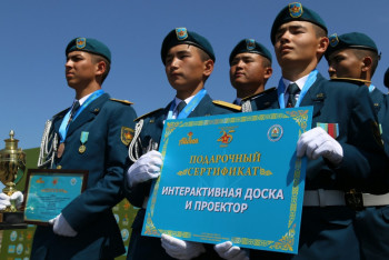 Фотография к новости: Определены победители военно-патриотического сбора «Айбын»