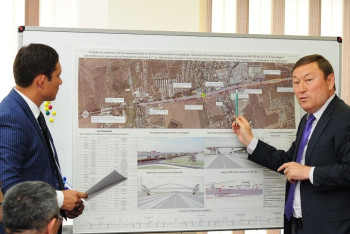 Фотография к новости: В Алматинской области реконструируют часть автодороги Алматы - Бишкек