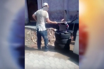 Фотография к новости: Полиция задержала избившего ребенка лопатой отца в Шымкенте