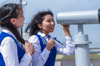 Фотография к новости: Смотровая площадка открылась на триумфальной арке в Астане