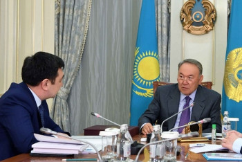 Фотография к новости: Нурсултан Назарбаев принял Дархана Кыдырали