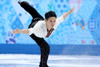 Фотография к новости: Денис Тен показал восстановительные тренировки после травмы