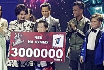 Фотография к новости: Победитель «Голос Казахстана.Дети» получил 3 млн тенге