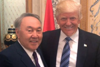 Фотография к новости: Опубликовано фото Нурсултана Назарбаева и Дональда Трампа