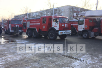 Фотография к новости: В поликлинике Уральска произошел пожар