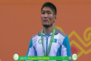 Фотография к новости: Полицейский из Алматы стал серебряным призером на V Азиатских играх